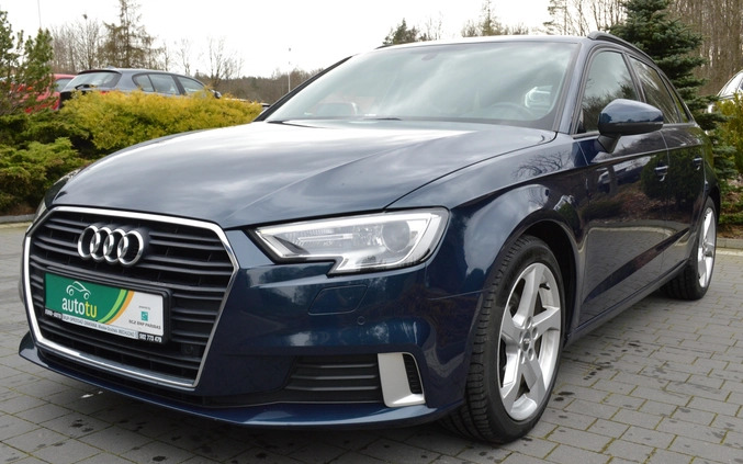 Audi A3 cena 66700 przebieg: 169221, rok produkcji 2019 z Włodawa małe 781